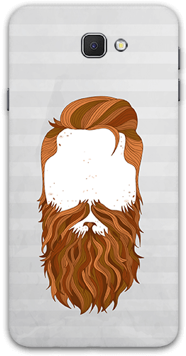 Beard Face Samsung J7 Prime Mobile Case - Desi Haryanvi (600x600), Png Download