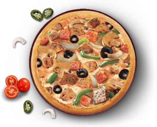 Hot N Spicy Chicken Domino's (500x406), Png Download