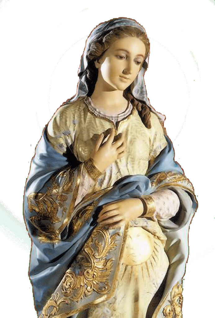 Los Cinco Minutos De María, 17 De Febrero - Virgen Maria (693x1027), Png Download