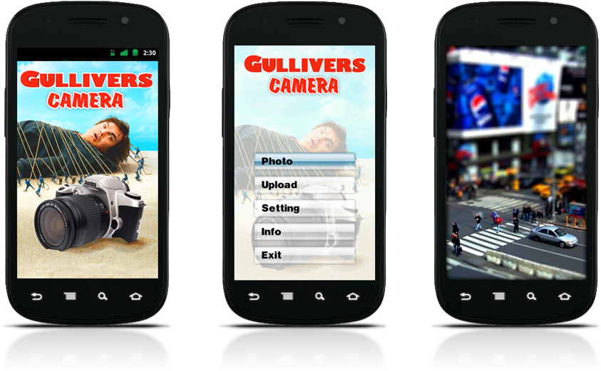 Gulliver's Camera Android Application - Double-sided Poster: Gulliver's Travels (jack Black, (857x560), Png Download