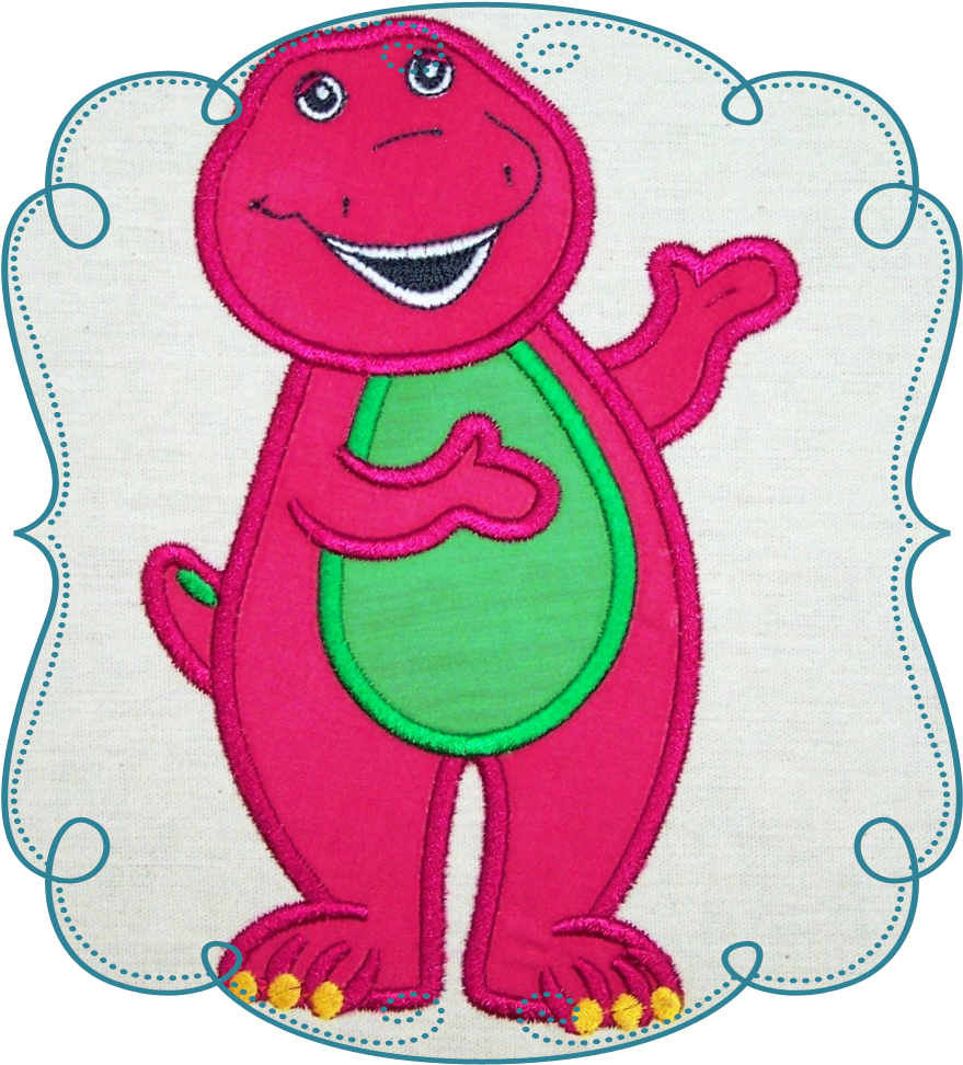 Brach Dino - Transparent Machine Embroidery Clipart (1000x1000), Png Download