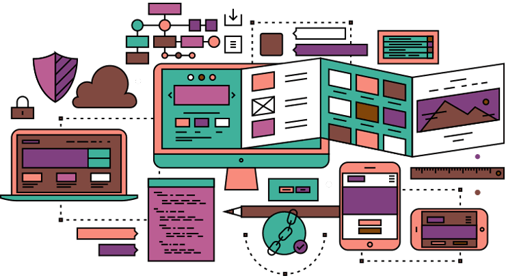 Webdesign Creative In Png (740x406), Png Download