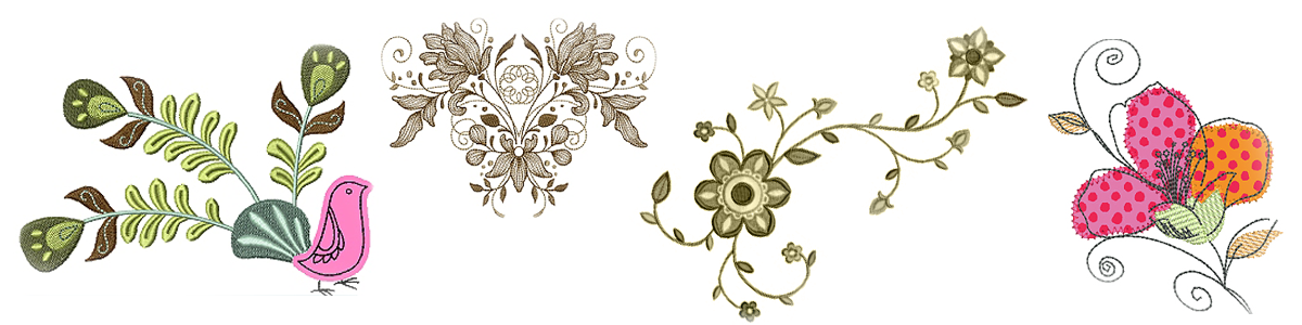 Oesd Embroidery Collections - Embroidery (1200x300), Png Download