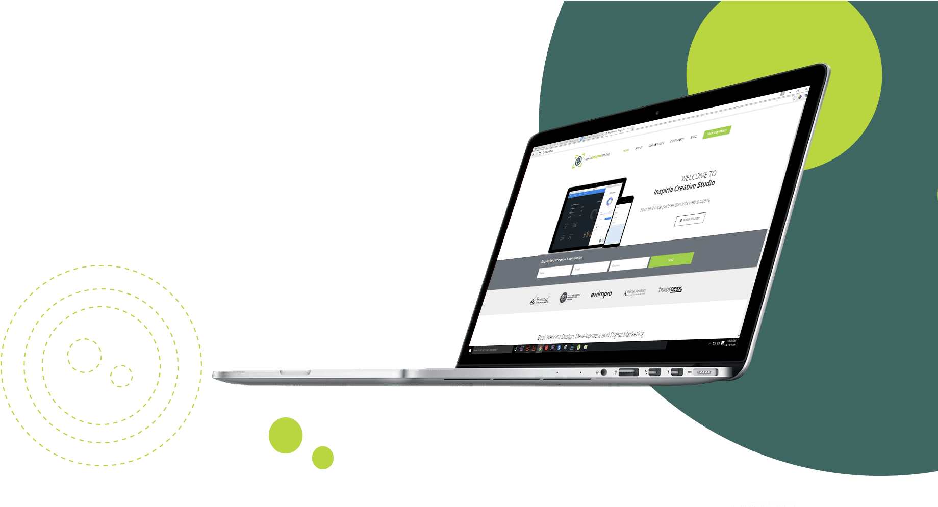 Our Services Creative Web Design - Web Design (1920x994), Png Download
