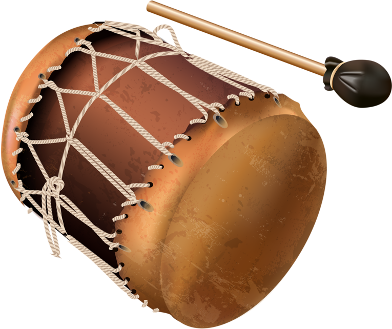 Instruments Clipart Dholak - Traditional Drums (800x651), Png Download