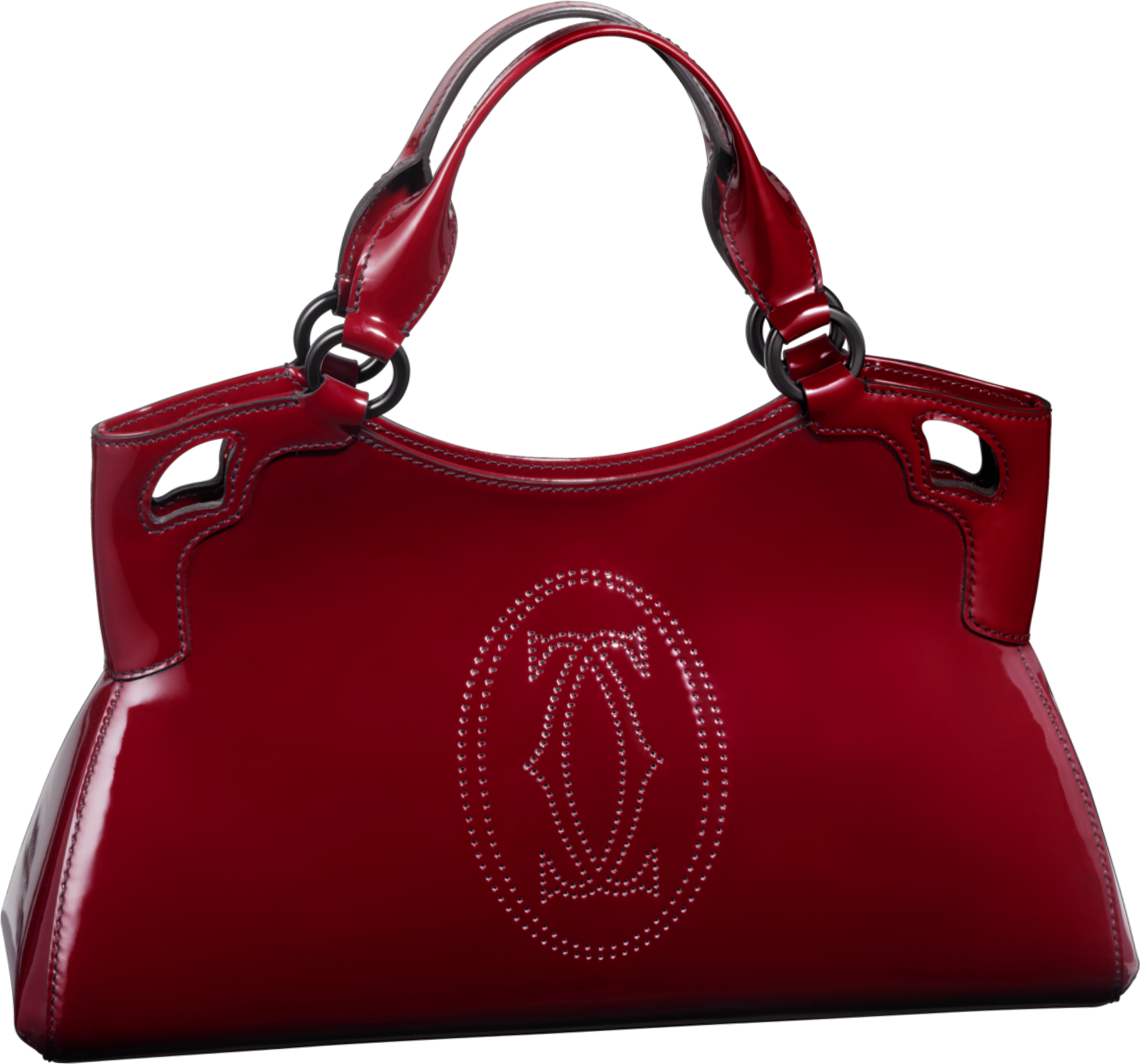 Red Cartier Handbag Png Clip Art (2649x2474), Png Download