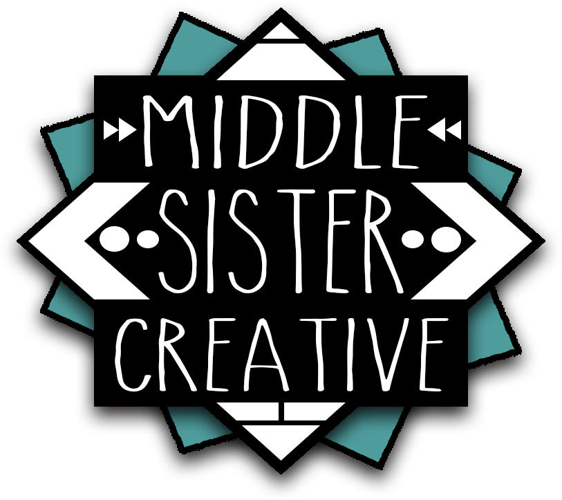 Middle Sister Creative - Graphic Design (813x723), Png Download