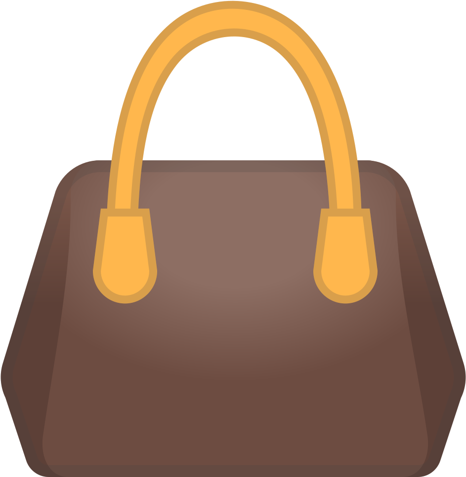 Handbag Icon - Handtasche Emoji (1024x1024), Png Download