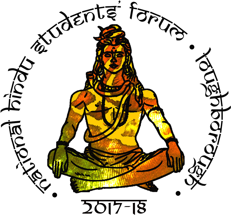 Nhsf Hindu Society Loughborough 2017-2018 Logo - Namaste Yoga Ohm Pillow Case (1200x900), Png Download