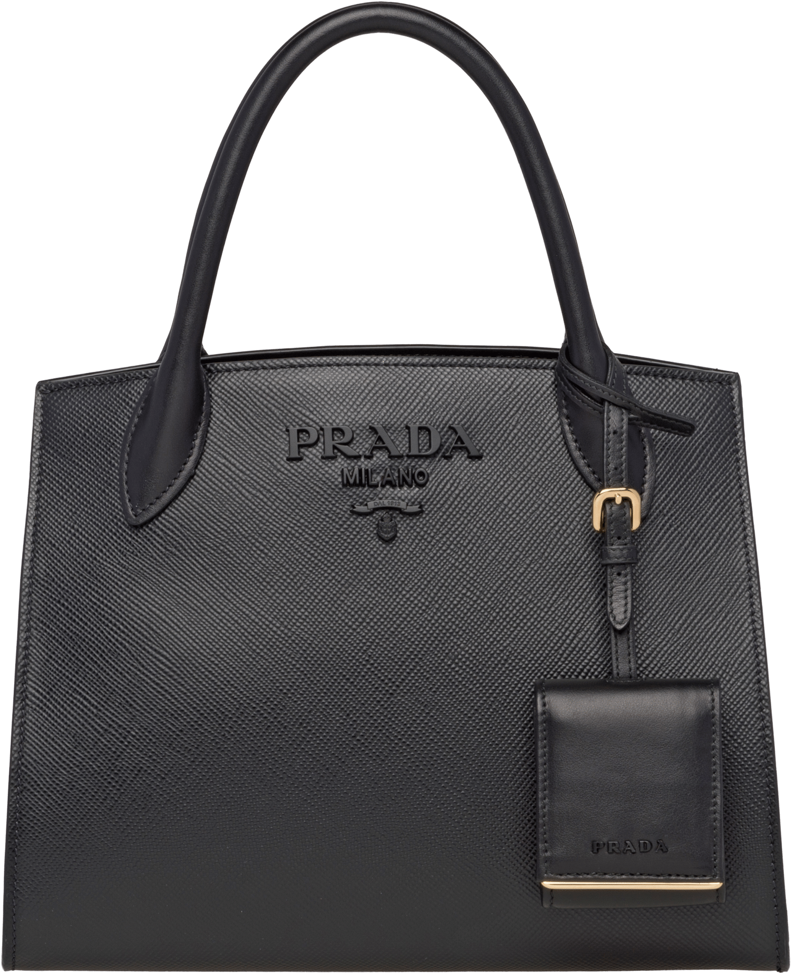 Prada Monochrome Bag (2400x2400), Png Download