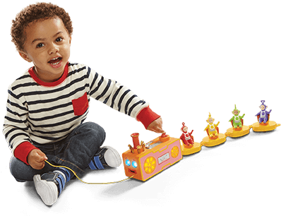 Kids Pre School Muwaileh,kids Pre School Uae,kids Pre - Teletubbies Pull-along Custard Train (419x311), Png Download