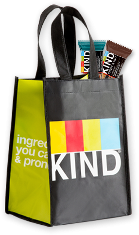 Small Reusable Tote - Kind Bars (1334x564), Png Download
