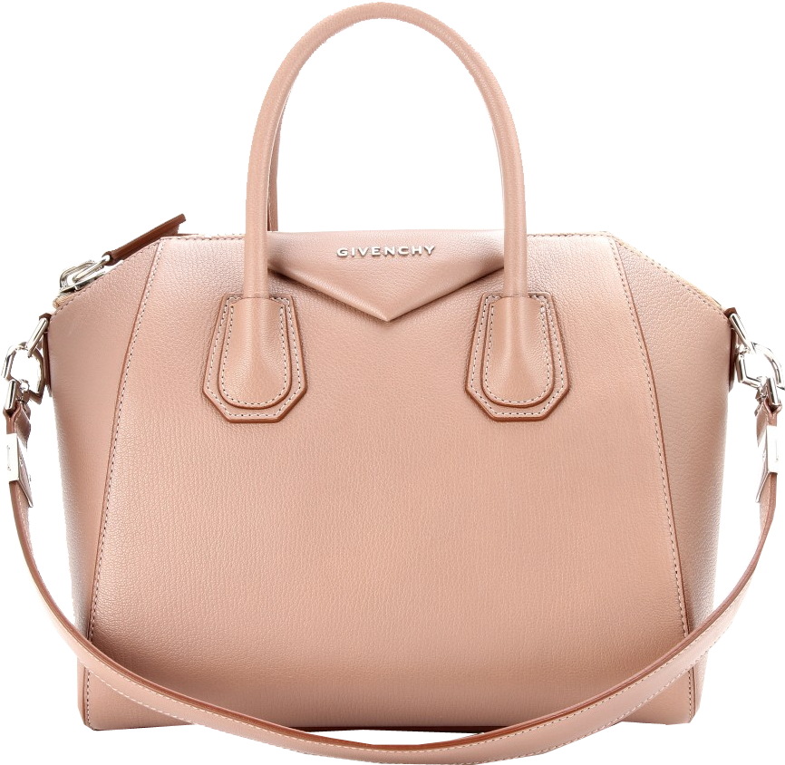 3 Givenchy Latte Brown Antigona Small Leather Tote - Givenchy Antigona Blush Pink (1000x1000), Png Download