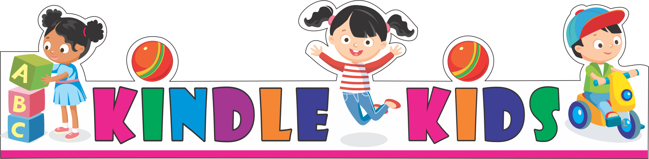 Kindle Kids - Preschool (2178x535), Png Download