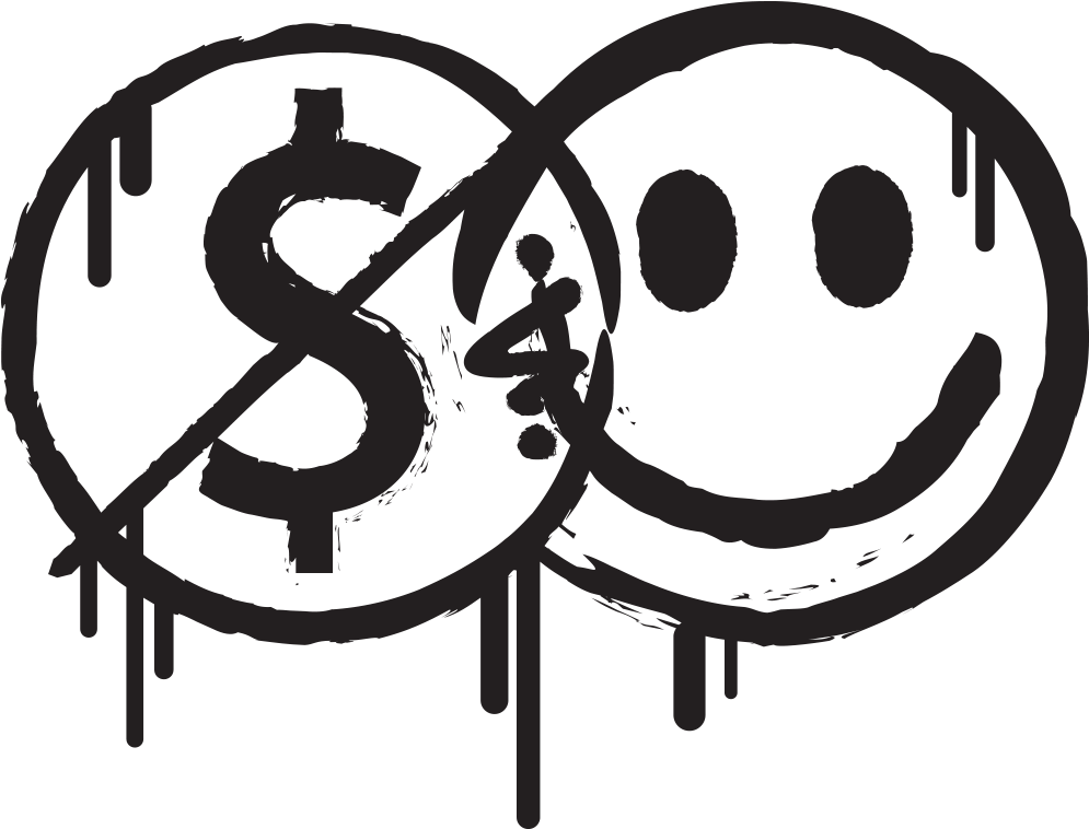 Broke & Happy Logo - Smiley (1107x844), Png Download
