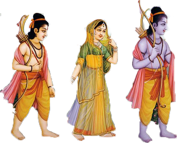 Ramsitalaxman - Ramayan Ki Adbhut Kathain [book] (621x467), Png Download