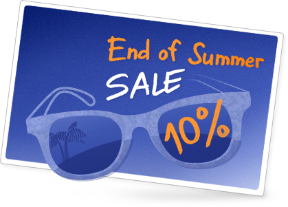 End Of Summer Sale Get 10% Off When You Purchase A - Majorelle Blue (419x301), Png Download