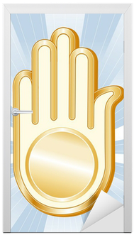 Golden Ahimsa, Icon Of The Jain Faith - Canvas Print (400x400), Png Download