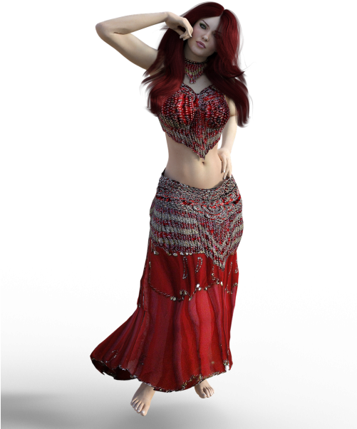 Background - Belly Dance (500x625), Png Download