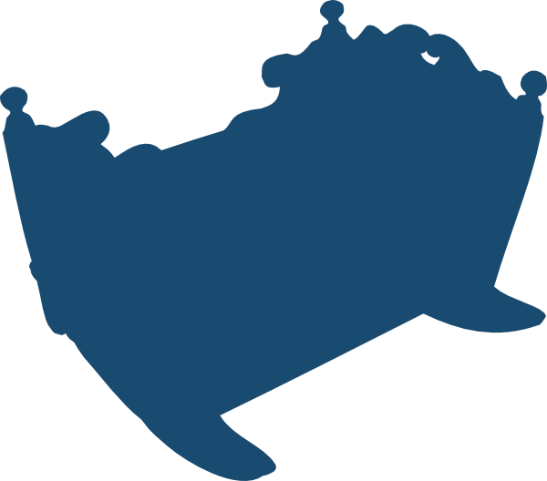 Svg Transparent Library Clip Art At Clker Com Vector - Cot Silhouette (600x528), Png Download