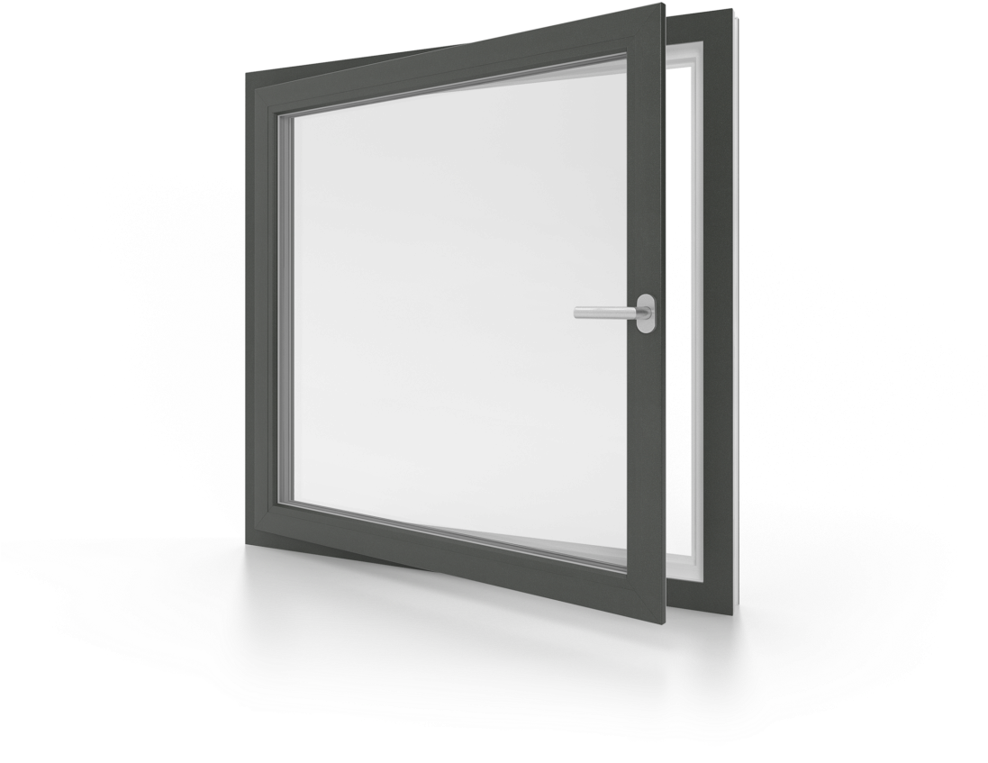 Aluplast Windows - Window (1096x926), Png Download