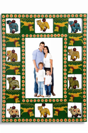 Green Photo Frame Small - Creative Arts (300x450), Png Download