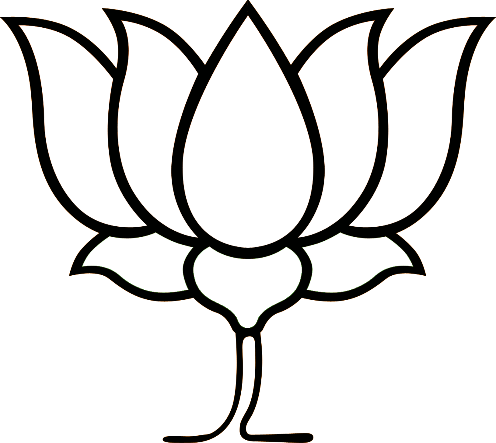 Bhartiya Janta Party Logo (1630x1456), Png Download