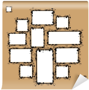 Collage Of Frames For Your Design Wall Mural • Pixers® - Marcos Para Fotos De Collage (400x400), Png Download