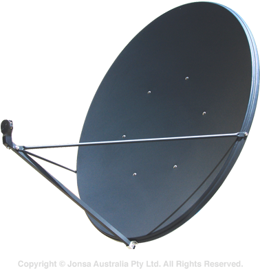 Satellite Dish - 90cm Ku Offset Dish Fixed Arm (400x400), Png Download