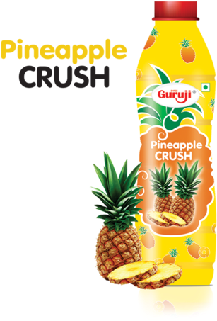 View Specifications & Details Of Pineapple Juice By - Guruji Lemon Barley Squash, 750ml (441x500), Png Download