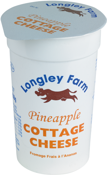 Cottage Cheese With Pineapple - Longley Farm Cottage Cheese (360x579), Png Download