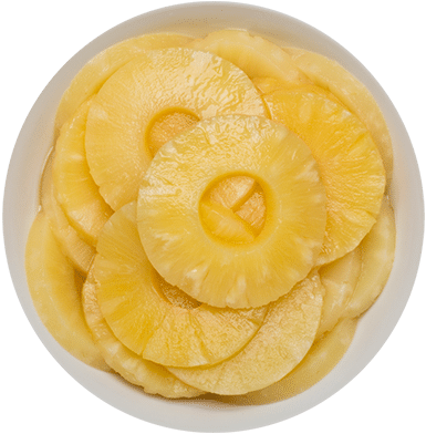 Sliced Pineapple In Pineapple Juice 8 Oz - Pineapple (766x403), Png Download