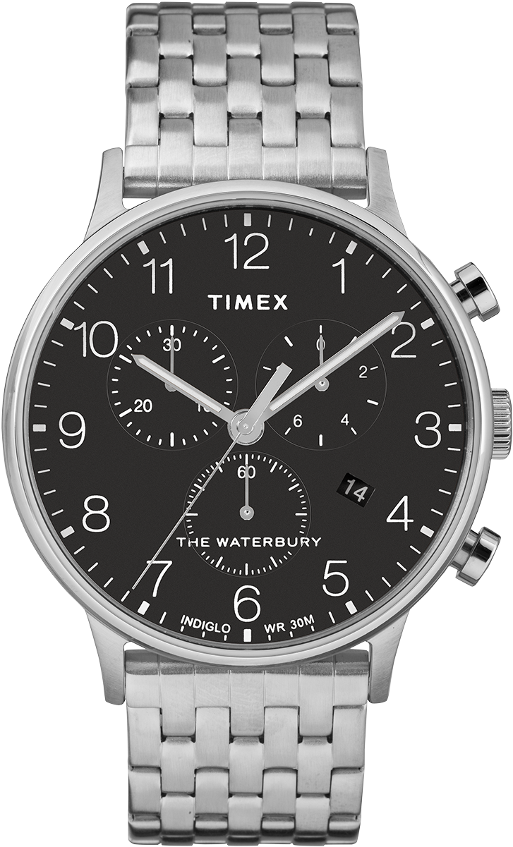 Waterbury Classic Chronograph 40mm Stainless Steel - Timex Waterbury Classic Chronograph (1000x1200), Png Download