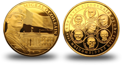 Freedom Rose Gold Medal 28mm Privy Mark - Medal (500x250), Png Download