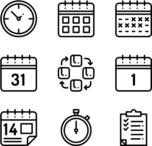 Calendar And Date - Law Icon (600x564), Png Download