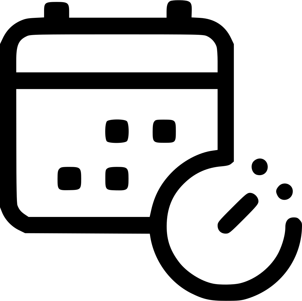 Calendar Clock Date Time - Icon (980x978), Png Download