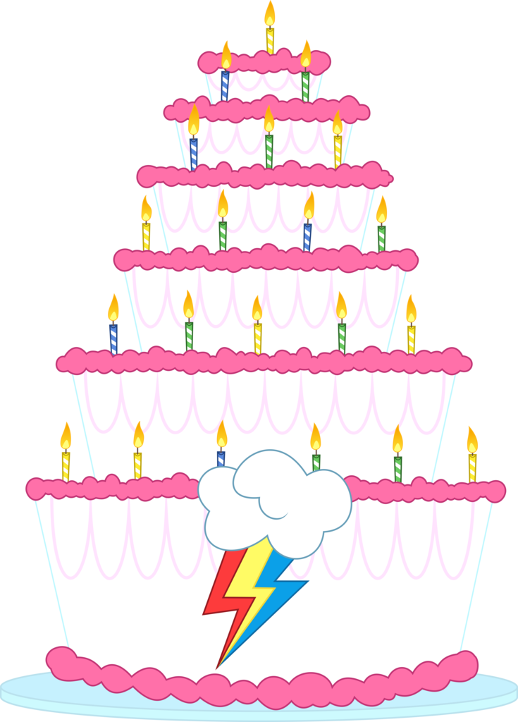 Dasprid, Birthday Cake, Cake, Candle, Food, No Pony, - Birthday Cake (735x1024), Png Download
