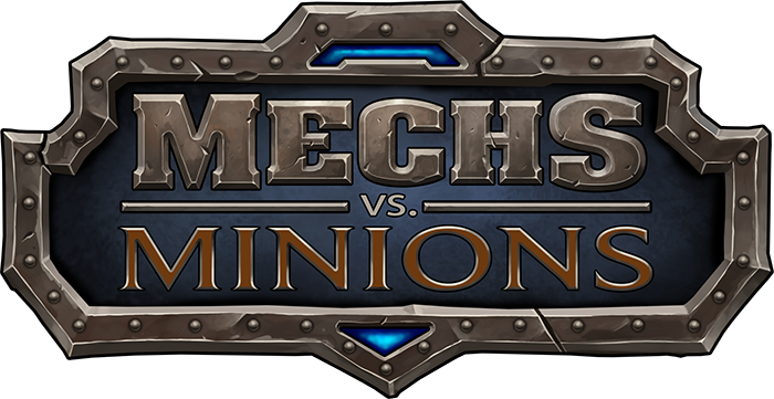 Mechs Vs Minions Logo (700x361), Png Download