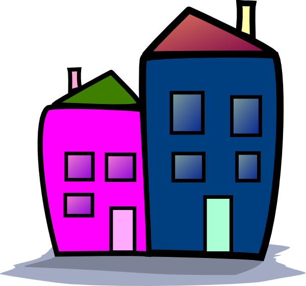 Buildings Clipart - Building Clip Art (600x561), Png Download