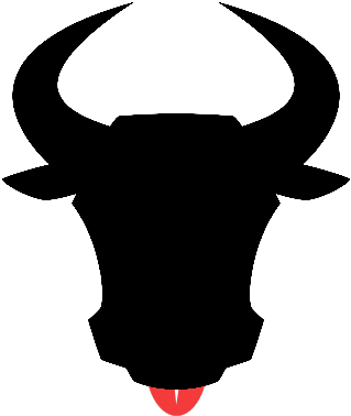 Png Toro Indultado - Vector De Cabeza De Toro (326x384), Png Download