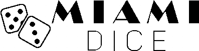 Miami Dice Logo - Miami Dice Casino Logo (400x300), Png Download