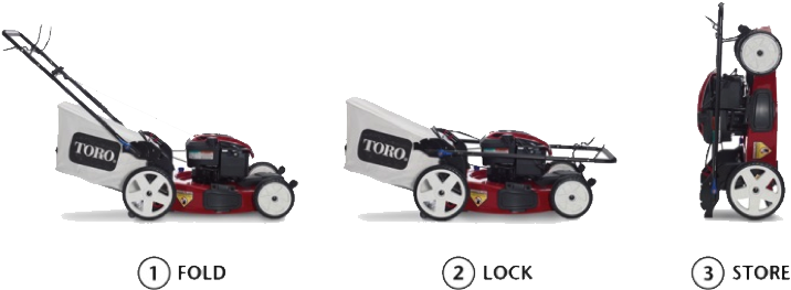 Briggs & Stratton Has Developed A Lawnmower Engine - Lawn Mower In Side Garage (733x282), Png Download