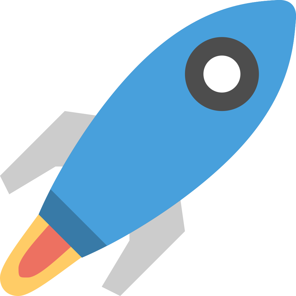 Space Rocket Icon - Spaceship Transparent Background (1024x1024), Png Download