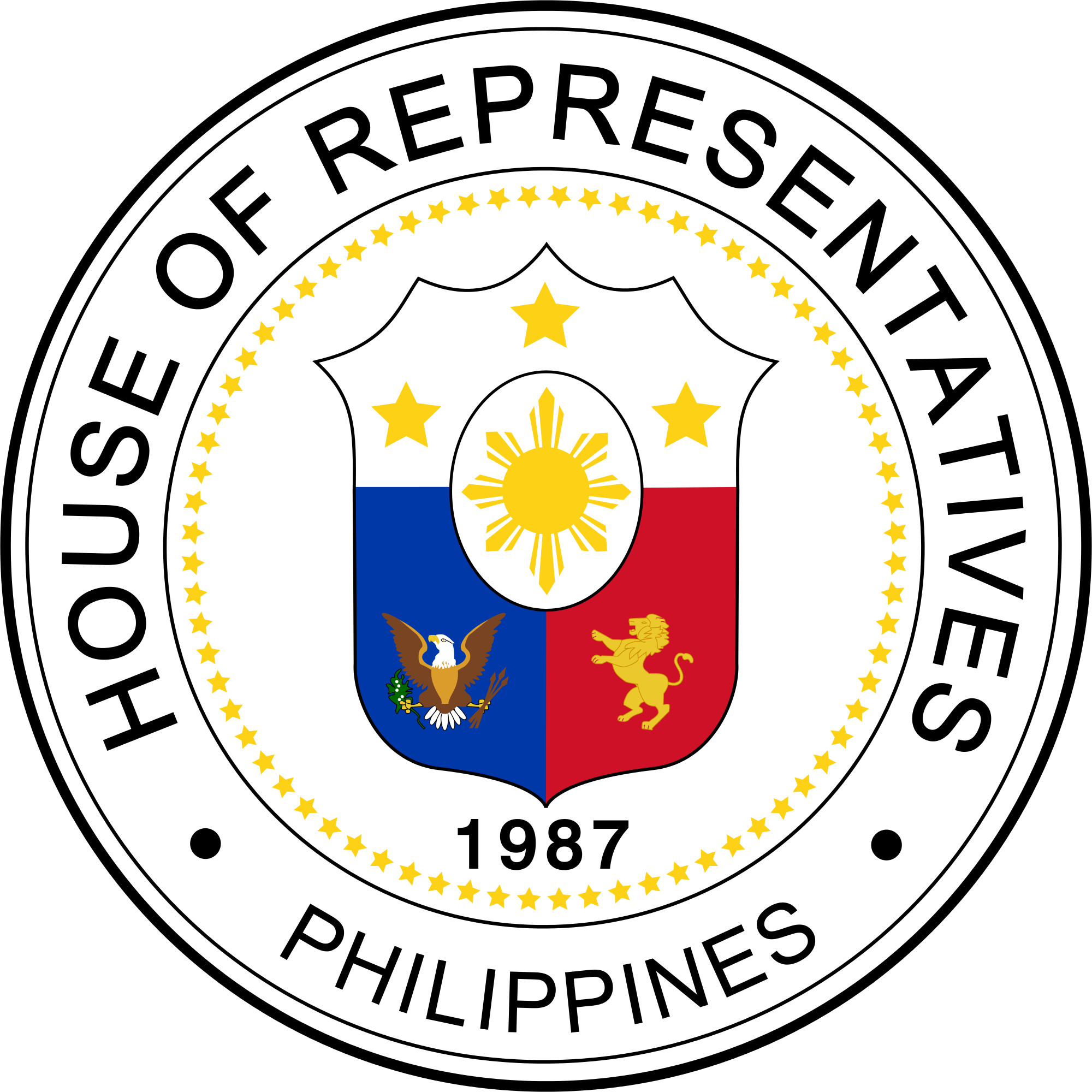Links The Maritime Review - Congress Of The Philippines Logo (2000x2000), Png Download