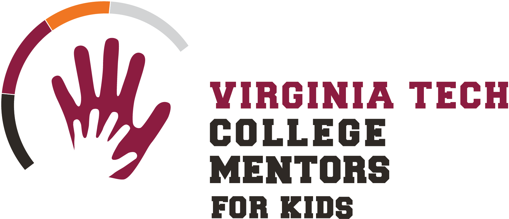 Virginia Tech - College Mentors For Kids Umd (1894x888), Png Download