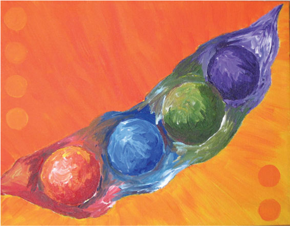 2 - Acrylic Paint (573x584), Png Download