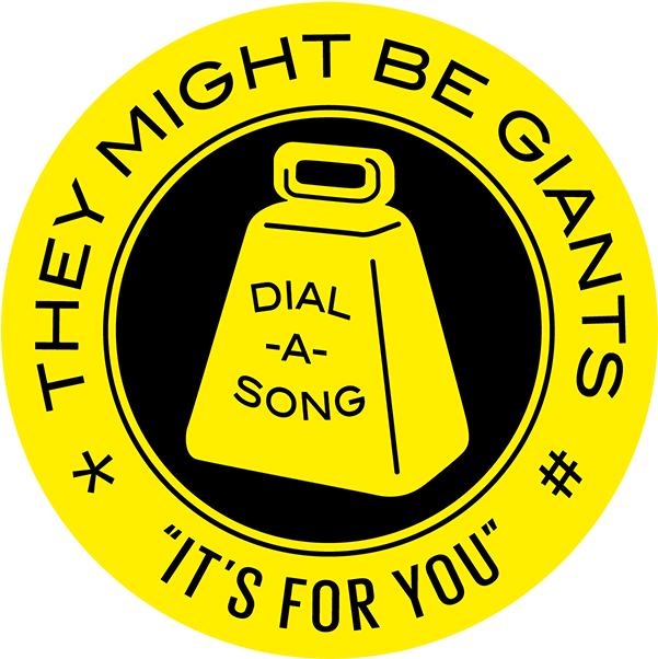 03 Dial A Song - They Might Be Giants Band Stickers (740x740), Png Download