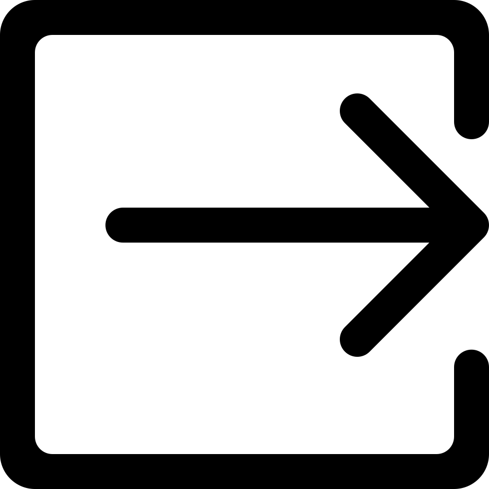 Logout Comments - Svg Icon Logout Free Download (980x980), Png Download