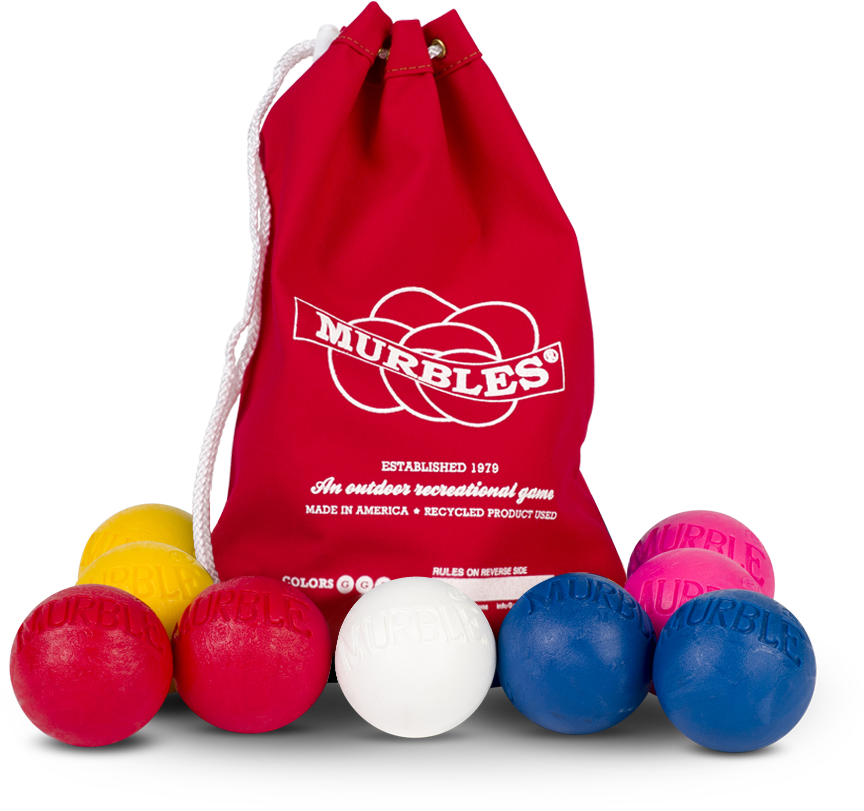 Activity 9 Ball 4 Player Set - Murbles Outdoor Game 3 Player Set, 10 Balls Included (1000x1000), Png Download