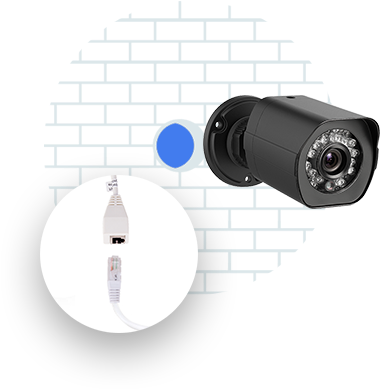Rj45 Connection - Hidden Camera (381x395), Png Download